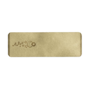 Klein hemelterisch Apothecair label