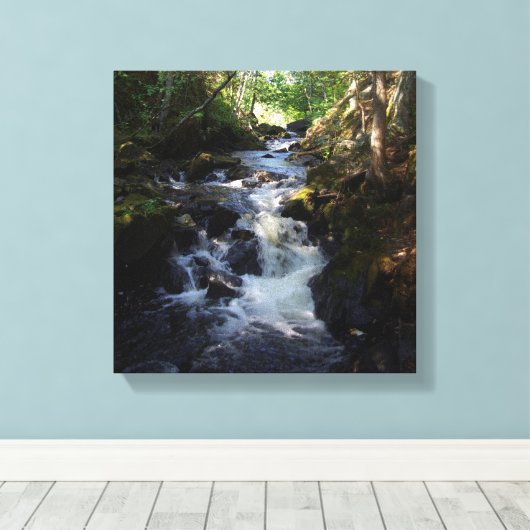 Klein Herfst canvas afdrukken (Insitu (Houten vloer))