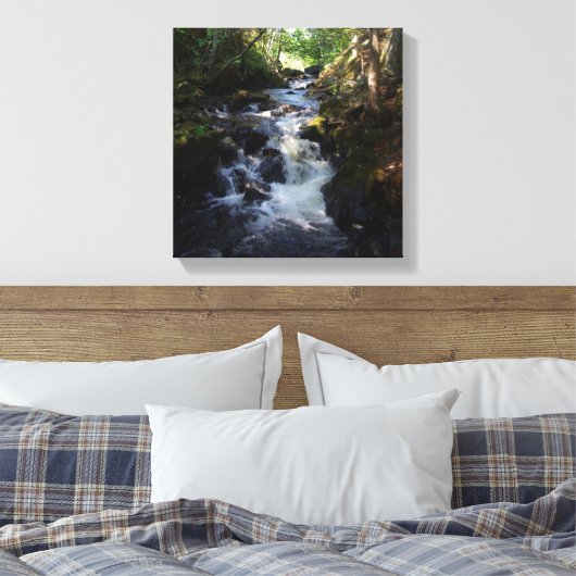 Klein Herfst canvas afdrukken (Insitu (Slaapkamer))