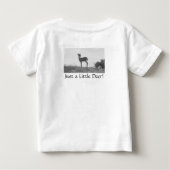 Klein hertenjong baby shirt (Achterkant)