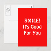 KLEIN! Het is goed voor jou. Red. Briefkaart (Voorkant / Achterkant)