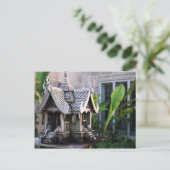 Klein huis briefkaart (Staand voorkant)