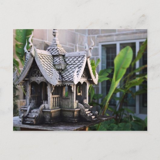 Klein huis briefkaart (Voorkant)