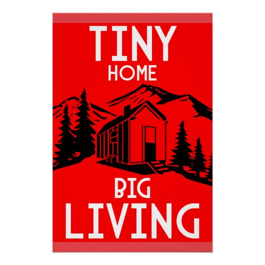 Klein huis Decor en Kleding Perfect Poster (Voorkant)
