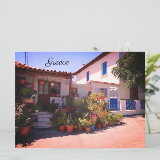 Klein huis feestdagenkaart (Staand voorkant)