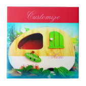 klein huis gypsy caravan tegeltje (Voorkant)