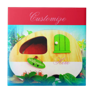 klein huis gypsy caravan tegeltje