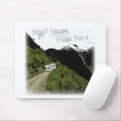 "Klein huis. Hele Yard." Met RV gelijkgestelde Mui Muismat (Met muis)