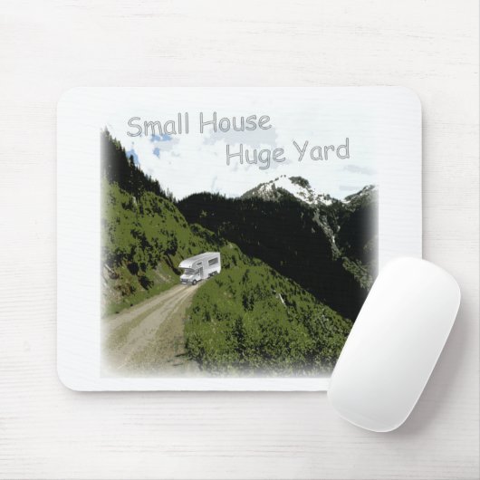 "Klein huis. Hele Yard." Met RV gelijkgestelde Mui Muismat (Met muis)
