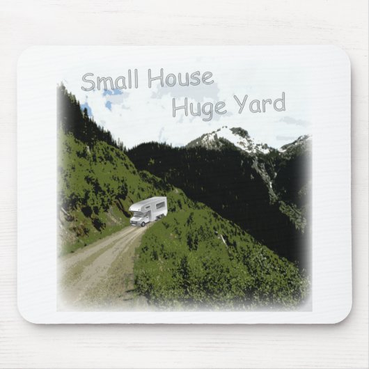 "Klein huis. Hele Yard." Met RV gelijkgestelde Mui Muismat (Voorkant)