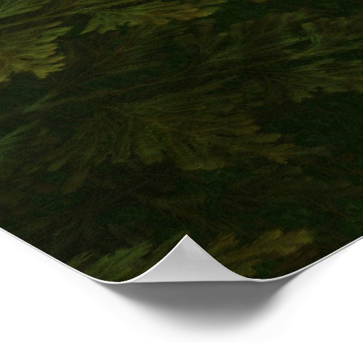 Klein huis in de Big Bossen Print (Hoek)