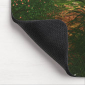 Klein huis in de Grote Bossen Mousepad Muismat (Hoek)