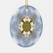 Klein huis in de Prarie Mandala Keramisch Ornament (Rechts)