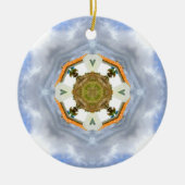 Klein huis in de Prarie Mandala Keramisch Ornament (Voorkant)