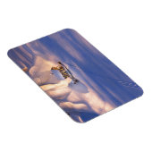 Klein huis in de sneeuw Flexible Magnet Magneet (Rechterzijde)