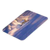 Klein huis in de sneeuw Flexible Magnet Magneet (Linkerzijde)