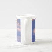 Klein huis in de sneeuwMok Porselein Kop (Achterkant)