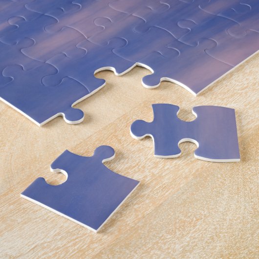 Klein huis in de sneeuwpuzzel legpuzzel (Zijkant)