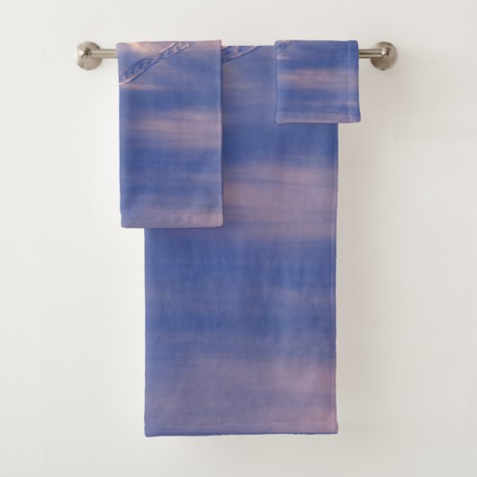 Klein huis in Sneeuwhanddoekset Bad Handdoek (Insitu)