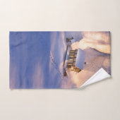 Klein huis in Sneeuwhanddoekset Bad Handdoek (Handdoek)