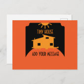 Klein huis Leven - Klein huis Nation Doormat Briefkaart (Voorkant / Achterkant)