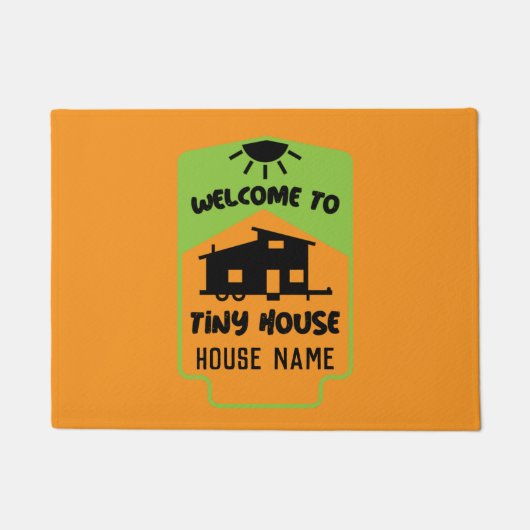 Klein huis Leven - Kleine Homes Doormat Deurmat (Voorkant)
