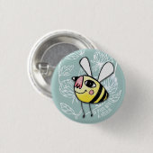 Klein huis - Little Bee Félicie Ronde Button 3,2 Cm (Voorkant /achterkant)