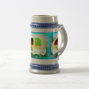 klein huis met gypsy caravan bierpul