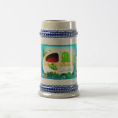 klein huis met gypsy caravan bierpul (Center)