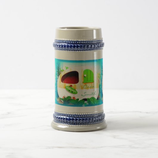 klein huis met gypsy caravan bierpul (Center)