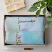 Klein Huis Met Wasmachine Tissuepapier (Geschenk)
