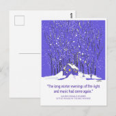 Klein huis op de Prairie Hand - Drawn Art Briefkaart (Voorkant / Achterkant)