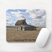 klein huis op Prairie Muismat (Met muis)