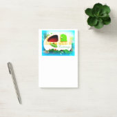 Klein huis zigeunerkaravaan post-it® notes (Kantoor)
