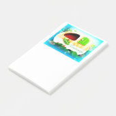 Klein huis zigeunerkaravaan post-it® notes (Schuin)