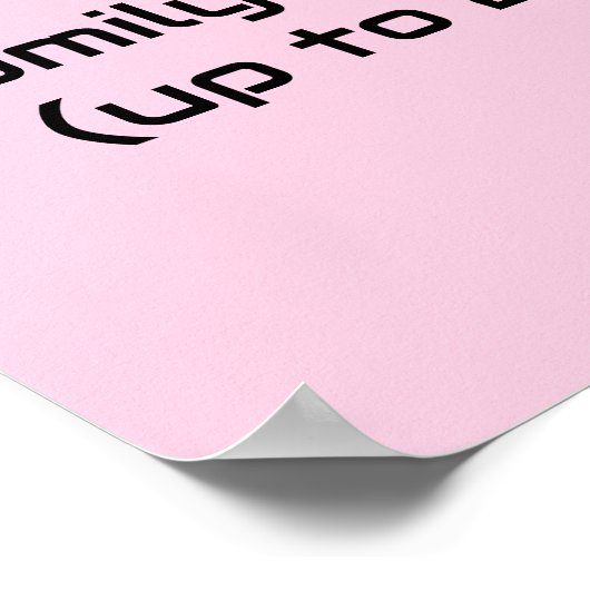 Klein huishouden met alleen ingrediënt poster (Hoek)