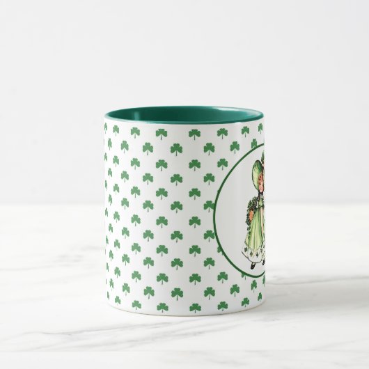  klein Iers meisje St. Patrick's Day Gift Mok (Midden)