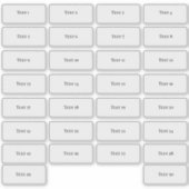 Klein individueel tekstlabel sticker (Voorkant)