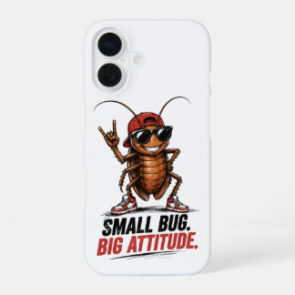 Klein Insect. Grote Attitude. | Grappige Tekenfilm iPhone 16 Hoesje