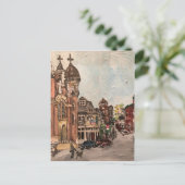 Klein Italië, Cleveland Ohio Schilderen op Briefka Briefkaart (Staand voorkant)