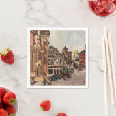 Klein Italië, Cleveland Schilderen op Papieren ser Servetten (Insitu)