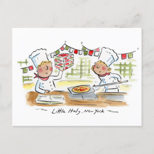 Klein Italië, New York Briefkaart