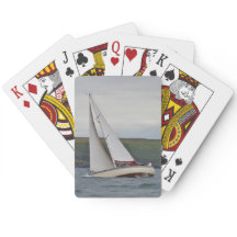 Klein jacht op zeilen, hard