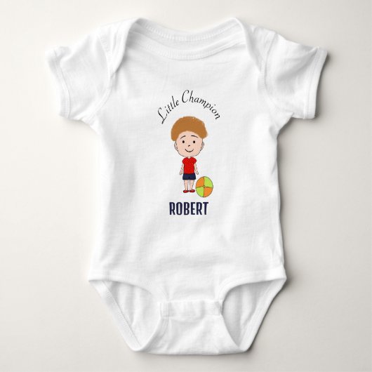 Klein kampioen romper (Voorkant)