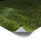 Klein kasteel bij het meer in Brugge, België Poster (Hoek)