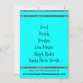 Klein Kat Jaarlijks Familie Schattige Kerstfeest Kaart (Achterkant)