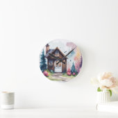 Klein katoen in de wandklok van het beemdje (Huis)