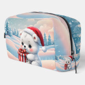 Klein Kerst polar beer Toilettasje (Rechterhoek)