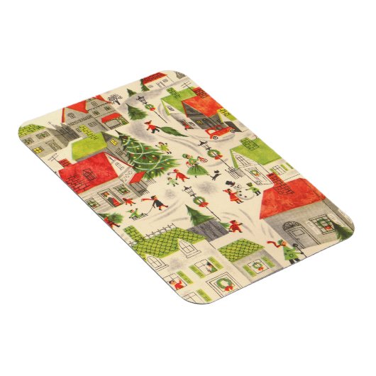 Klein kerstdorp magneet (Rechterzijde)