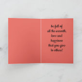 Klein kerstklep kaart (Binnen)